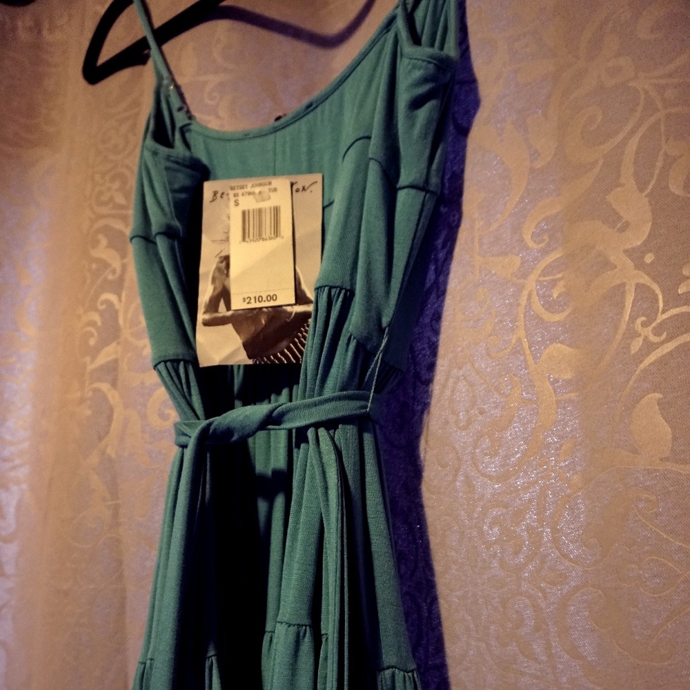 Turquoise Jersey Betsey Johnson Dress